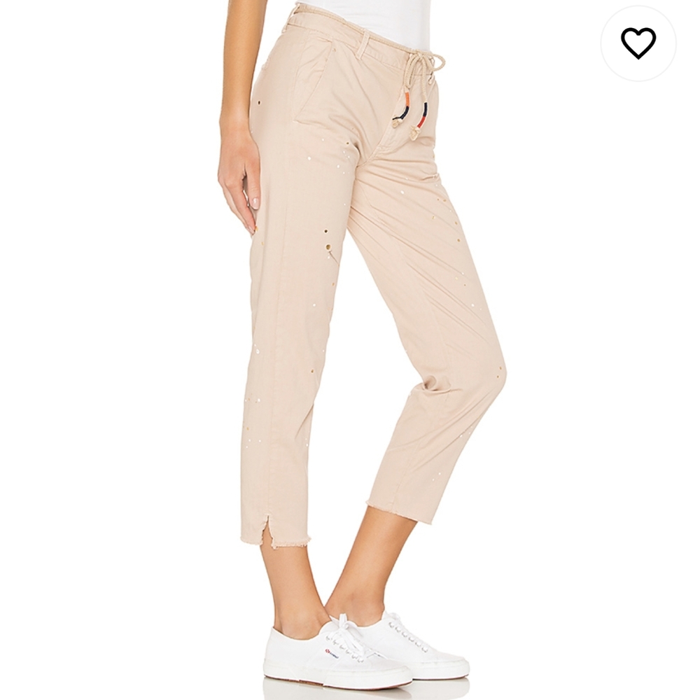 {Sundry} New Paint Splatter La Fete Pant in Almond - Picture 3 of 11